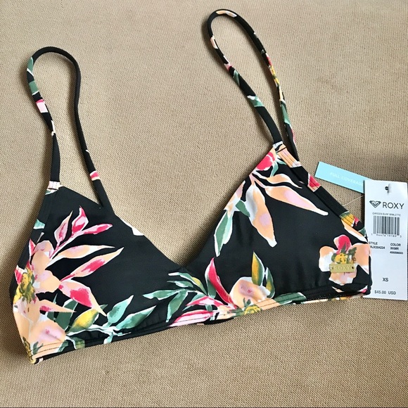 Roxy Other - Roxy Garden Surf Bralette Bikini Top